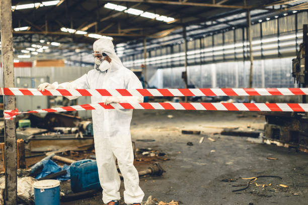 Professional Biohazard technician working in Pennsauken, NJ